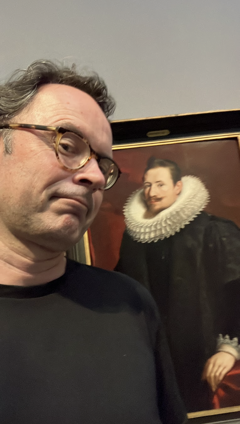image of painter Wim Nelen portrait of a gentleman